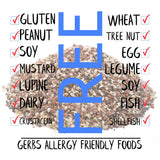 Gerbs Super 3 Seed Snack Mix 2 lbs. | Raw, No Artificial Additives, Resealable Bag | Crunchy Flax, Chia & Hemp Blend | Top 14 Allergen-Free