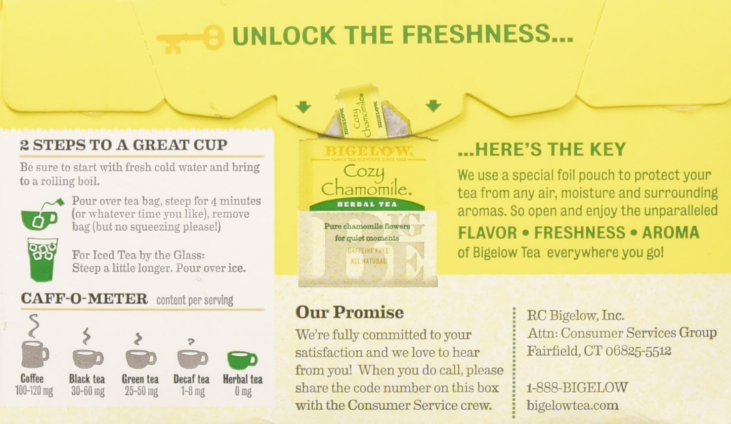 Bigelow Cozy Chamomile Herb Tea (3x20 bag)