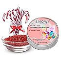 Snowy River Holiday Candy Cane Flavored Cocktail Sugar - All Natural Rimming Sugar for Stunning Drinks, Vibrant Colors, Perfect for Cocktails