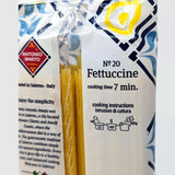 Antonio Amato di Salerno - NO.20 Fettuccine - (Pack of 5, 5lb total weight) - pasta di semola di grano duro - durum wheat semolina pasta macaroni