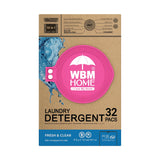 WBM Home Laundry Detergent Pods, 32 Count | Fresh & Clear Unscented | Laundry Pods 10x Ultrapower Cleaning With Color Protection and Eco-Friendly