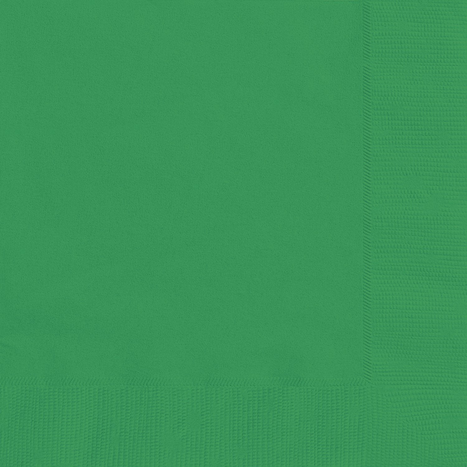 Solid Emerald Green Paper Luncheon Napkins, 20 Pieces - Perfect for Birthdays, Weddings, Parties & Special Events