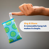 Scrub Daddy Deep Clean Kit - Scour Daddy Scour Pads (3ct), Steel Scrubbing Sponges (2ct) & Tangerine Multi Surface Cleaner (2ct) - Kitchen + Household