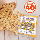 4oz Popcorn Machine Popcorn Packets - Pre-Measured, Movie Theater Style, All in One Gourmet Pop Corn Kernels for Popping with Butter Flavored Salt