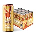 PLAYBOY Energy Drink - Tropic Passion (Pineapple) - 12 Pack of 12oz Cans | Performance + Pleasure Energy | NextGen Lifestyle Drink