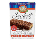 Subelt Fudge Dipped Chocolate Chip Chewy Granola Bars | 4 pack