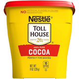 Nestle Toll House 100% Pure Cocoa Perfect for Baking, No Preservatives, Artificial Flavors or Colors, Baking Cocoa (8oz)