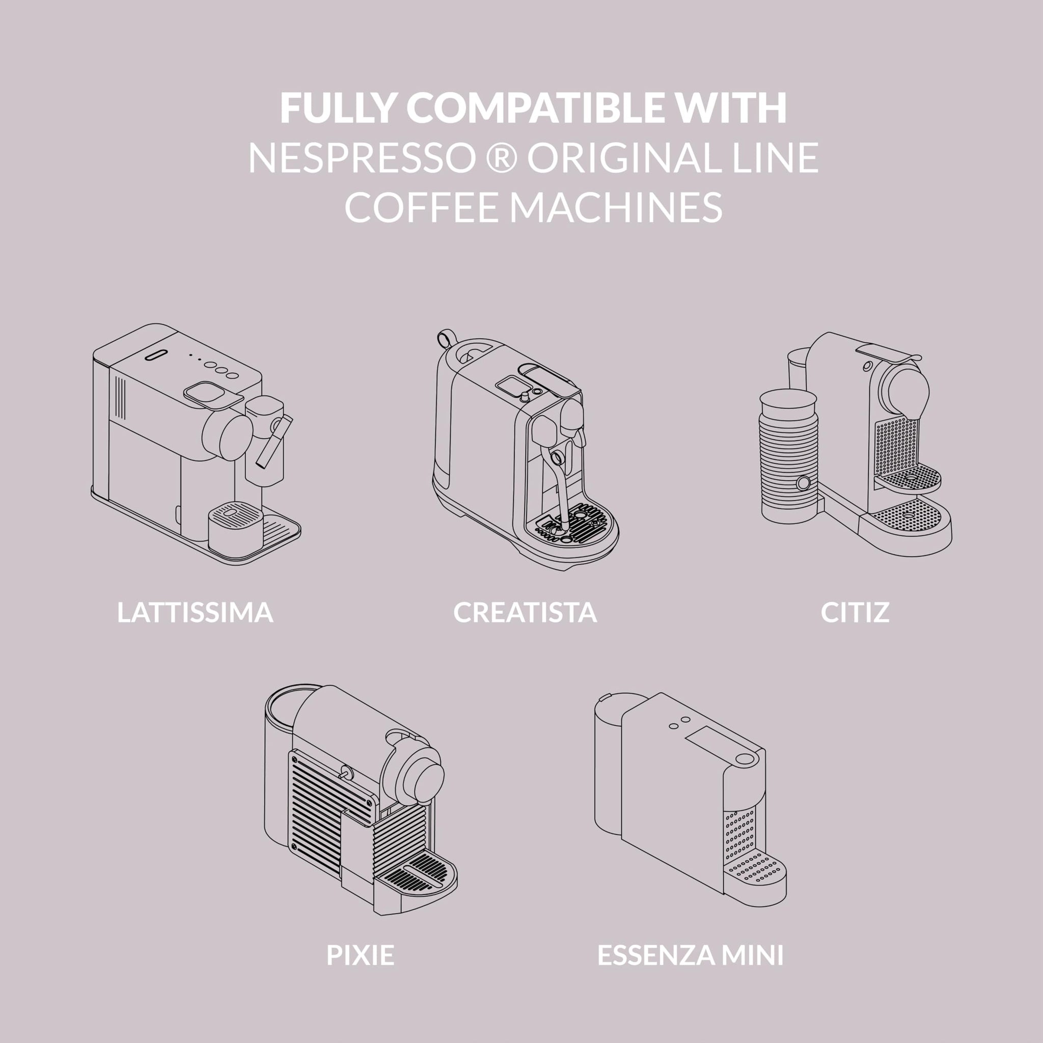 Cellini Caffè Mixed Variety Aluminum Nespresso Pods, 8 Distintive Italian Flavors, 100% Nespresso Original Machine Compatible, 80 Count, Medium