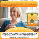 Natural Infusions - Damiana Leaf 4oz | Loose Herbal Tea | Authentic Mexican Origin | Caffeine Free, Gluten Free, Non-GMO | Herbal Infusion Blend