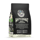 Bones Coffee Company White Rabbit, White Chocolate Flavored Coffee, Medium Roast Low Acid Arabica Beans Compatible with Auto drip and French Press