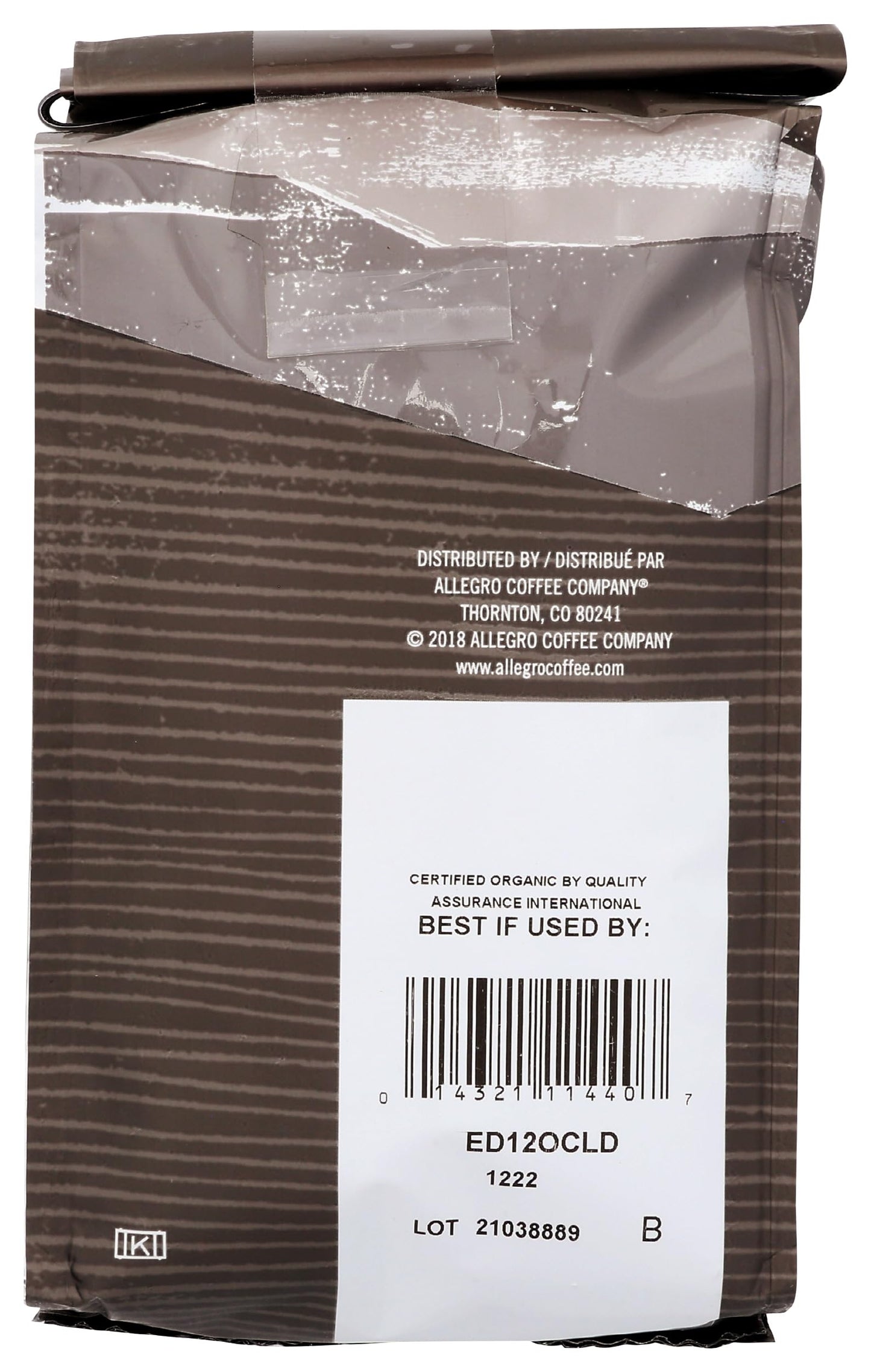 Allegro Coffee Organic Cafe La Duena Ground Coffee, 12 oz