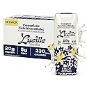 Lucille Meal Replacement Shake - Vanilla, High Protein Drink for Adults & Seniors, 20g Protein & 6g Fiber, 230 Cal, Lactose Free and Gluten Free, 8 oz