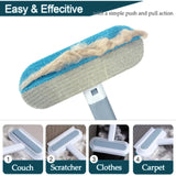 Pet Hair Remover Brush for Furniture, Reusable, Washable Lint Brush for Dog and Cat Hair Couch Remover - Gentle on Carpets, Bedding, Clothes