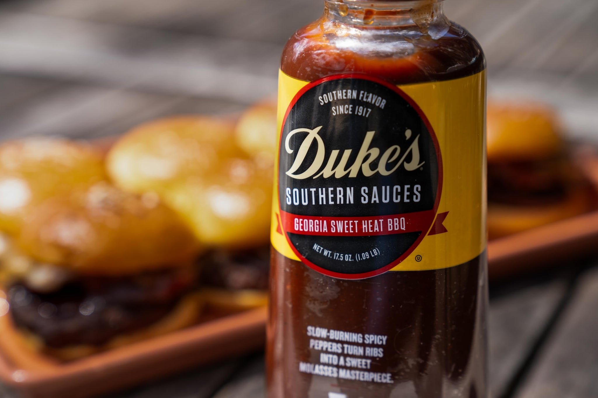 Duke’s Georgia Sweet Heat Southern Sauce - Molasses & Spicy Pepper Blend, 17.5 Ounce (Pack of 1)