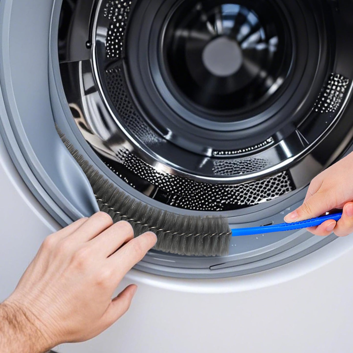 Refrigerator Coil Cleaning Brush?Sewer Set Brush Clog Remover,for Toilet, Kitchen Sink, Sewer, Bathroom Bathtub Hair Clogging Cleaning Tool?Long Drain
