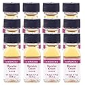LorAnn Bavarian Cream SS Flavor Flavor, 1 dram bottle (.0125 fl oz - 3.7ml - 1 teaspoon)- 12 pack