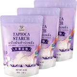 52USA Tapioca Starch, 3 Pack (42oz Total) | Tapioca Flour from Cassava Root | Gluten Free Flour Substitute | Vegan, Kosher, Non-GMO | Thickener