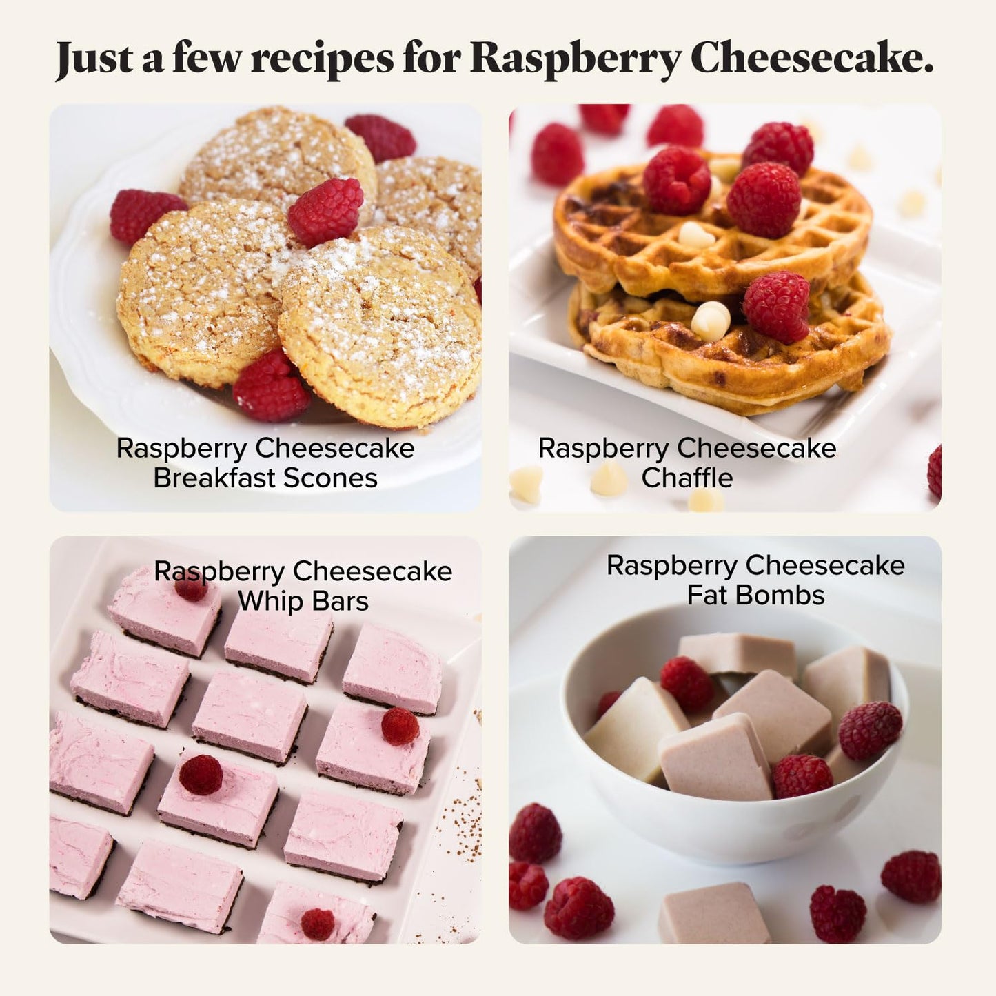 Keto Chow Raspberry Cheesecake Meal Replacement Shake Powder, Nutritionally Complete Low Carb Meal, High Protein Breakfast or Lunch Replacement
