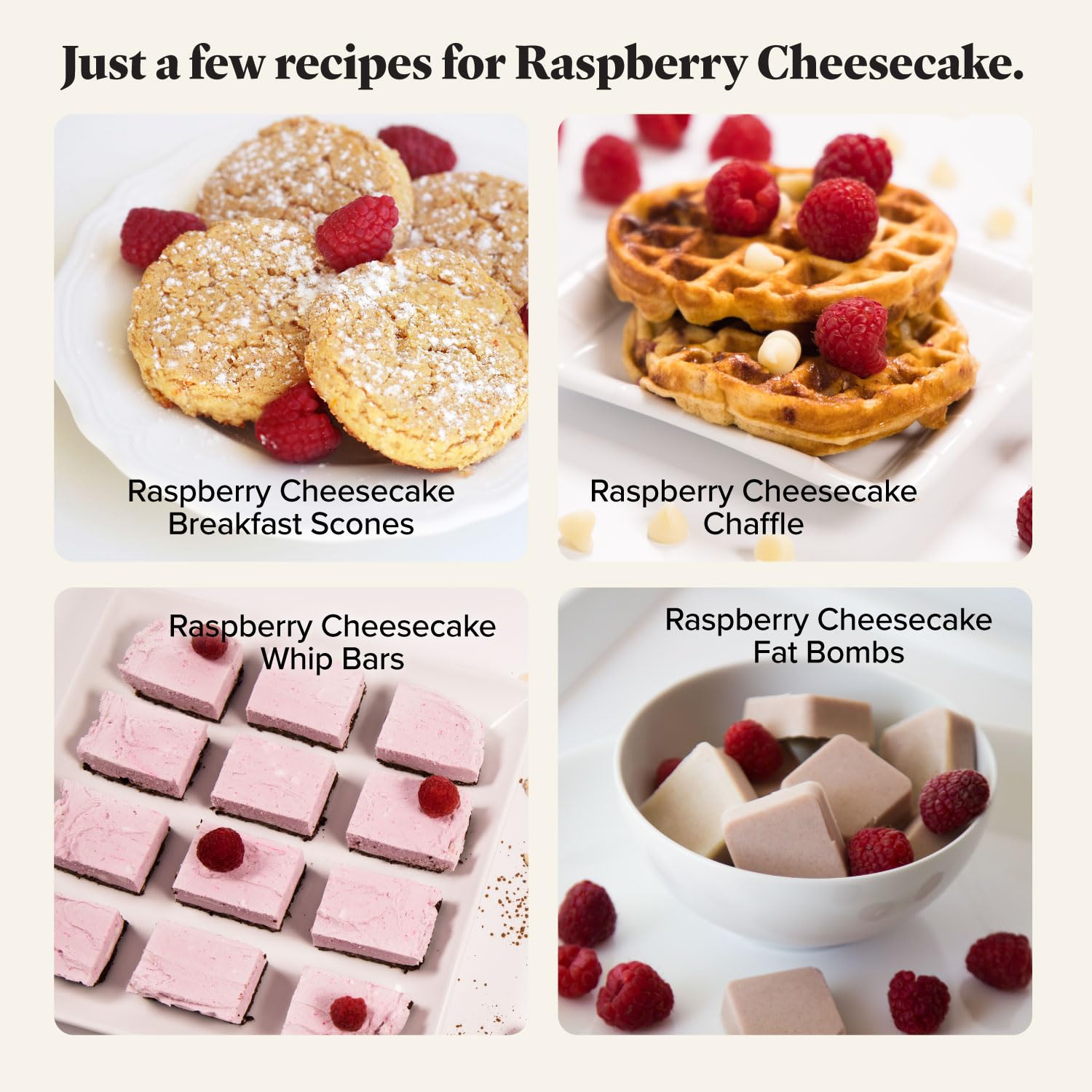 Keto Chow Raspberry Cheesecake Meal Replacement Shake Powder, Nutritionally Complete Low Carb Meal, High Protein Breakfast or Lunch Replacement