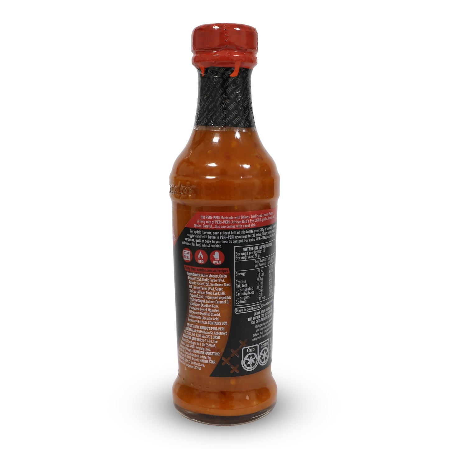 Nando's Hot Peri-Peri Marinade (260g) - Pack of 6