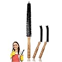 Dryer Lint Brush Vent Trap Cleaner, Refrigerator Condenser Coil Brush & Crevice Gap Cleaning Brush (2PCS) for Household Use - Grout Scrub Brush, House