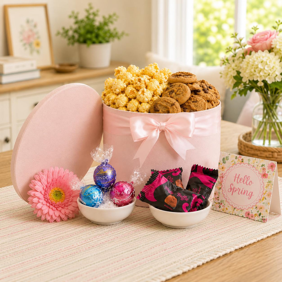 Alder Creek Gift Baskets I Love Mom Box of Cookies and Chocolates for Mother's Day