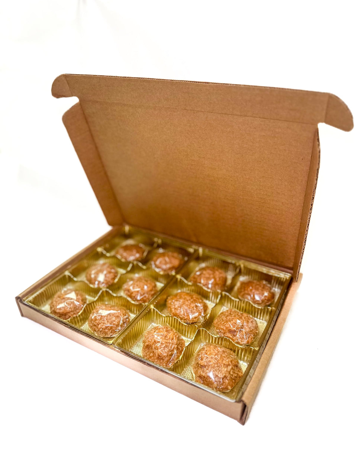 Aunt Aggie De's Box of 12 Pralines, 2 oz (Coconut chewy)