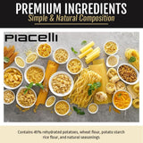Piacelli Potato Gnocchi- Fresh Gnocchi Pasta Made with Organic Durum Wheat for Authentic Italian Taste- Healthy Pasta with Simple, Nutritious