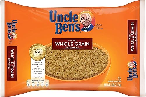 Uncle Bens Whole Grain Brown Rice - 3 Bags (2 lbs ea)