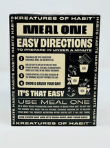 Kreatures of Habit MEAL ONE | Overnight & Instant Oats Superfood Protein Meal Replacement | Gluten Free, Dairy Free, 30g of Plant Based Protein