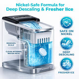 RTGJPML Ice Machine Cleaner Tablets Nickel Safe Ice Maker Cleaner Tablets for Countertop, Nugget Ice Makers Compatible with All Major Brands 36pcs