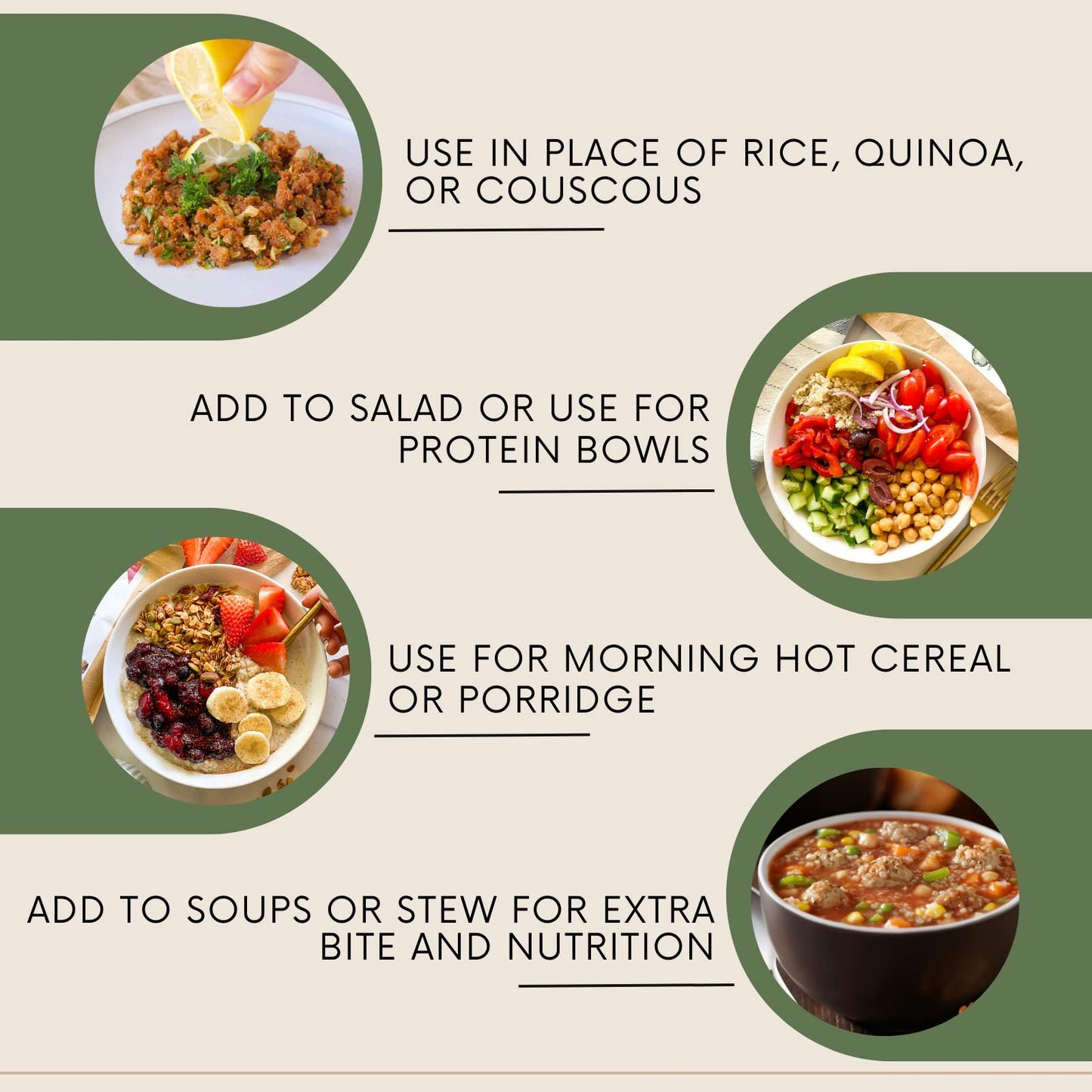 Shipetaukin Quick Fonio African Supergrain - Gluten Free - Vegan - Non GMO - Substitute for Couscous, Quinoa, Rice (28 Ounces)
