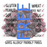 Gerbs Sweetened Blueberry & Cranberry Dried Fruit Snack Mix 2 lbs. | Unsulfured, No Preservatives, Resealable Bag | Naturally Sweet & Chewy with Tart