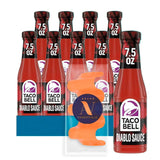 Taco Bell - Lavinia Essentials Bundle: 8-Pack of Diablo Sauce, 7.5 oz Glass Bottle + 1 Utility Prop