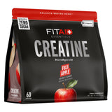 FITAID Creatine Monohydrate Powder, CreaPure, Fuji Apple, ATP Production for Weightlifting, Running, Naturally Flavored, Smooth-Mixing, Easy on