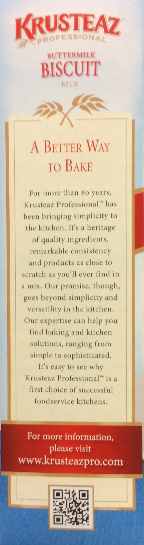 Krusteaz BUTTERMILK BISCUIT Mix 5lbs. (4-Pack) Restaurant Quality