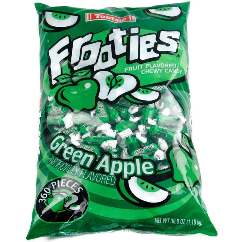 Frooties 360 Piece Bag Green Apple