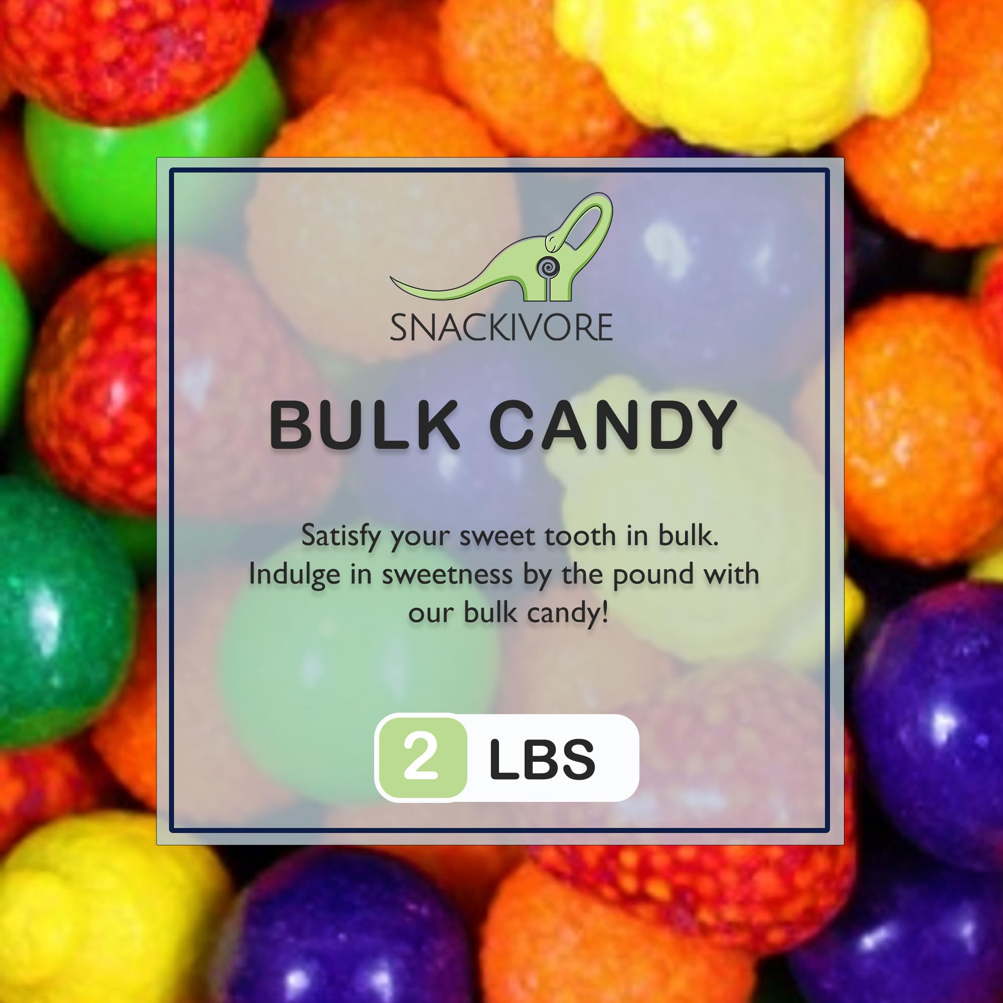 Seedling Gumballs Bulk 2LB Bag of Seedling Fruit Shaped Gum Balls Bulk Candy by Snackivore.