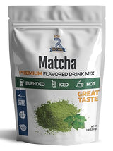 Royal Flavorings Matcha Green Tea Premium Flavored Frappe Drink Mix for Blended, Iced or Hot Drinks, Stand up Resealable Bag 3 Lb.