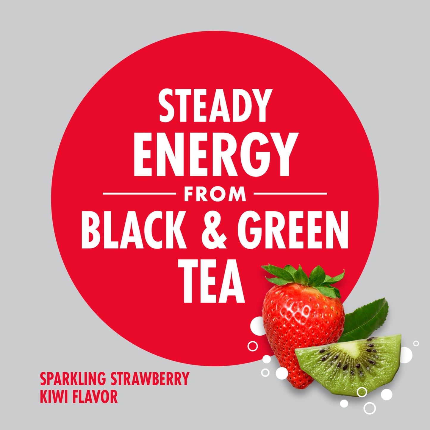 V8 +Energy Sparkling Strawberry Kiwi Juice Energy Drink, 11.5 fl oz Can (4 Pack)