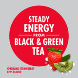 V8 +Energy Sparkling Strawberry Kiwi Juice Energy Drink, 11.5 fl oz Can (4 Pack)