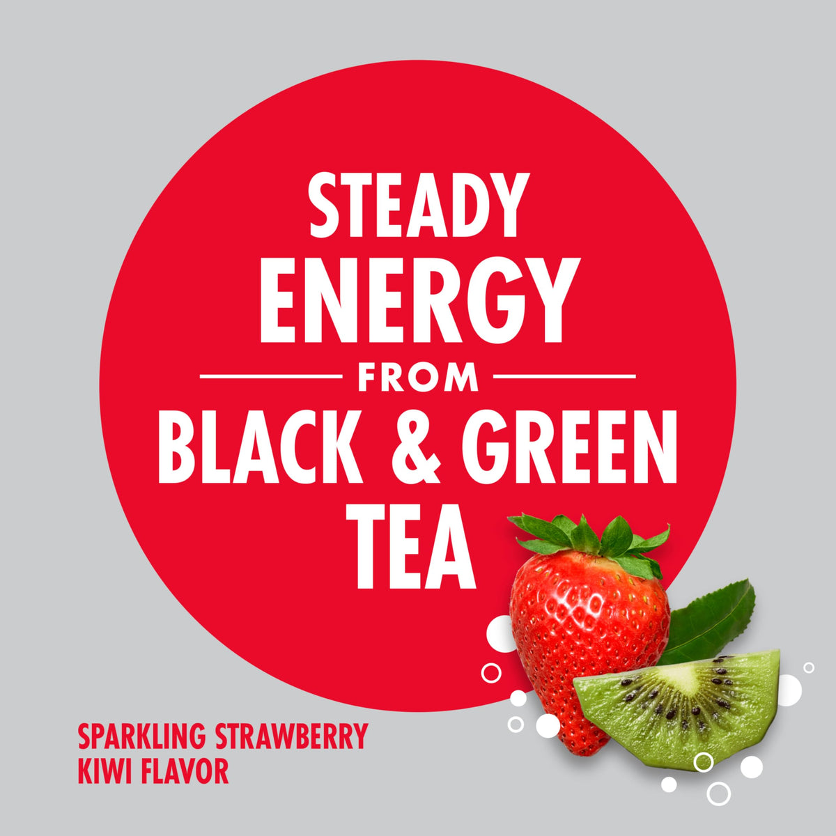 V8 +SPARKLING ENERGY Strawberry Kiwi Energy Drink, Made With Real Vegetable And Fruit Juices, 11.5 FL OZ Can (Pack Of 12)