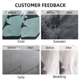 Sweater Fabric Shaver, ailyfu Rechargeable Electric Lint Remover with 6-Leaf Blades and Replaceable Stainless Steel Blade for Clothes, Sweater, Couch