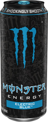 Monster Energy Electric Blue, Energy Drink, 16 Ounce (Pack of 15)
