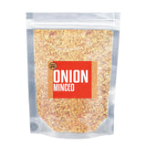 Essential Spice Minced Onion - Bold, Savory & Slightly Sweet Flavor - Dried Chopped Onion for Soups, Stews, Sauces, Seasonings & Everyday Cooking (25