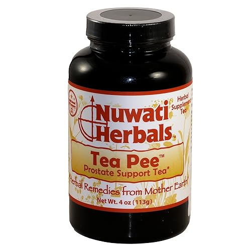 Tea Pee - Prostate Support Tea - Herbal Remedies from Nuwati Herbals - For Healthy Bladder Functions, Loose Blend, 4 Ounces