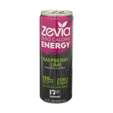 Zevia Raspberry Lime, Energy Drink, 12 Fl Oz Can