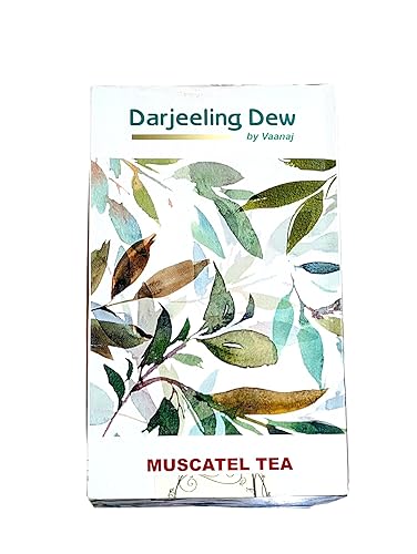 Darjeeling Dew Muscatel Tea by Vaanaj, Premium Loose Leaf Black Tea