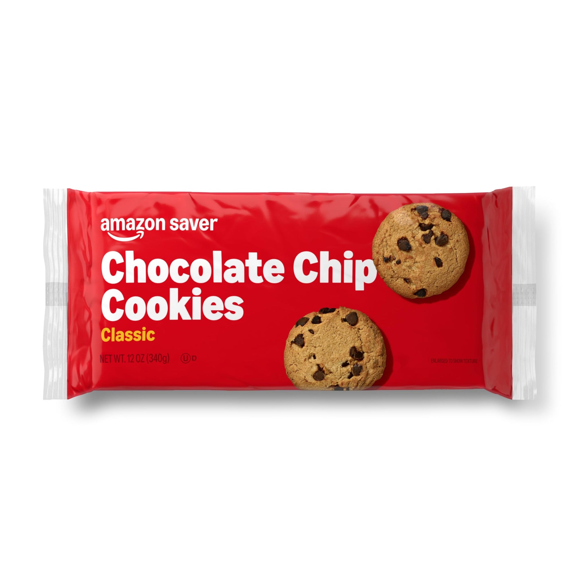 Amazon Saver, Crunchy Chocolate Chip Cookies, 12 Oz