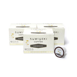 Hokkaido Sumiyaki Blend Coffee K-Cups - Smooth & Balanced, Single Serve Pods, Compatible with Keurig Brewers, 12 Count